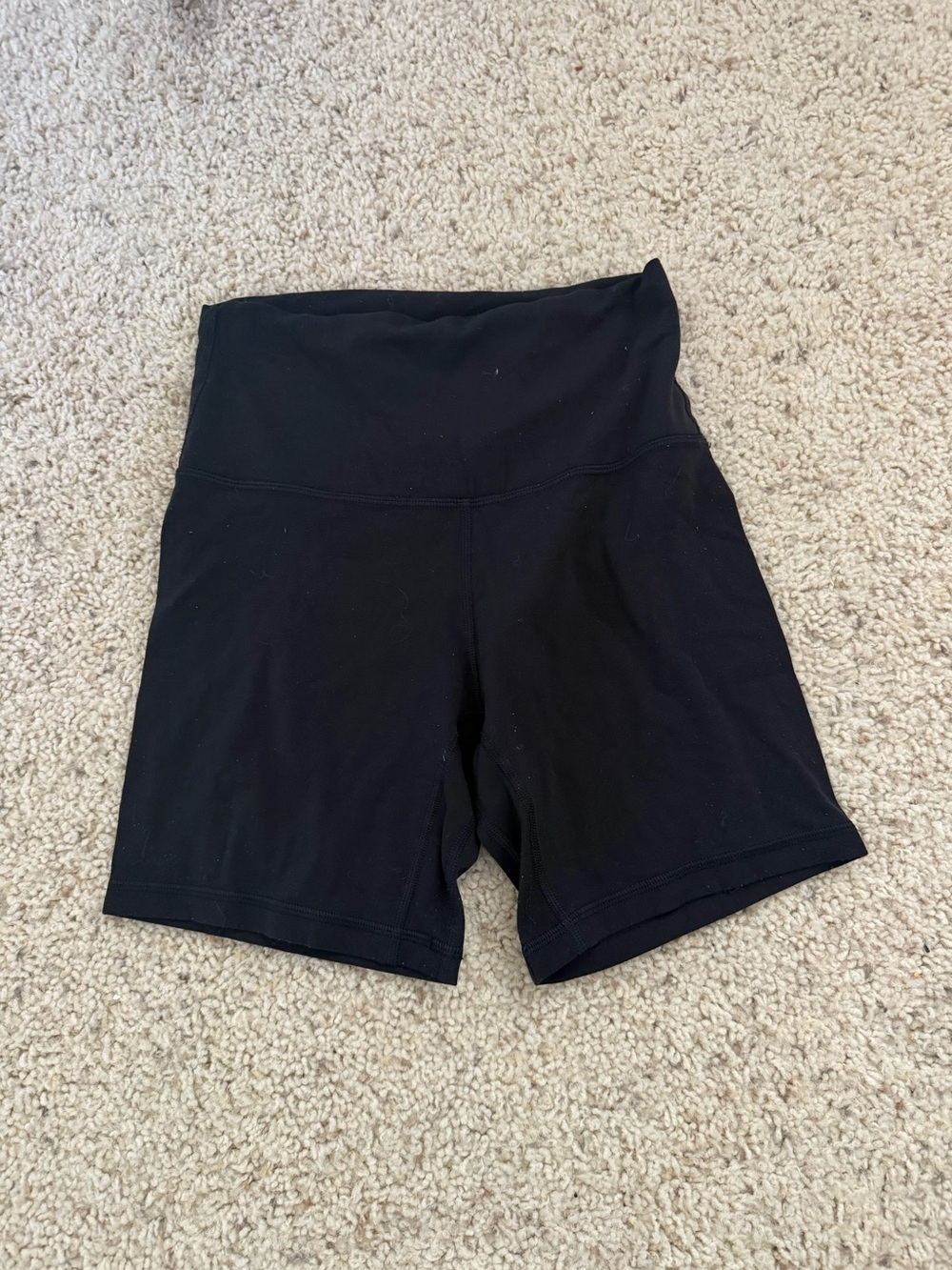 lululemon athletica Black High-Rise Bike Shorts